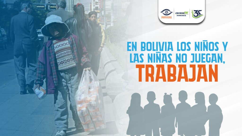 En Bolivia los niños y las niñas no juegan, trabajan